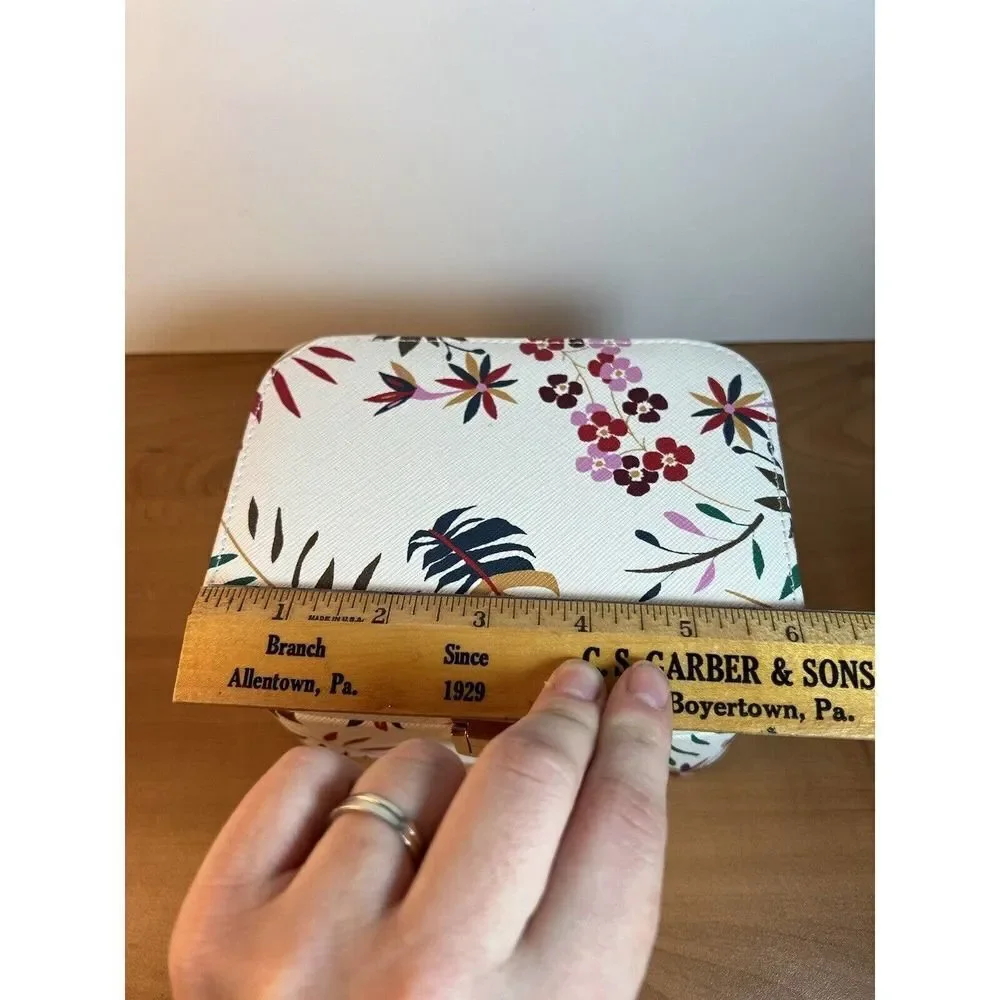 Floral Jewelry Box 6x4x2.5” Unbranded